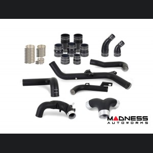 Ford Bronco Performance Intercooler Pipe Kit - 2.7L EcoBoost - Mishimoto - Wrinkle Black 